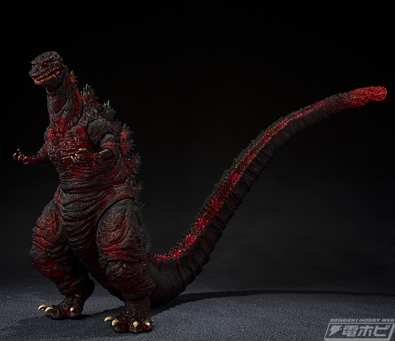 劇中で赤く発光する体表のイメージを再現！『シン・ゴジラ』ゴジラ