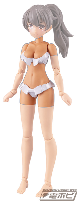 可動美少女キット「30MS」シリーズに組み込むオプションボディパーツに