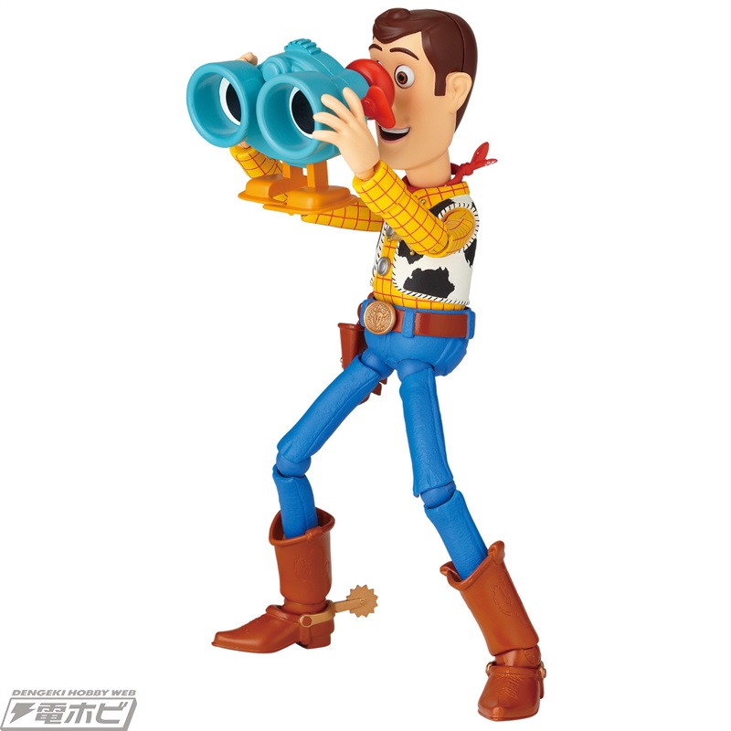 表情豊かな『トイ・ストーリー』ウッディの可動フィギュア