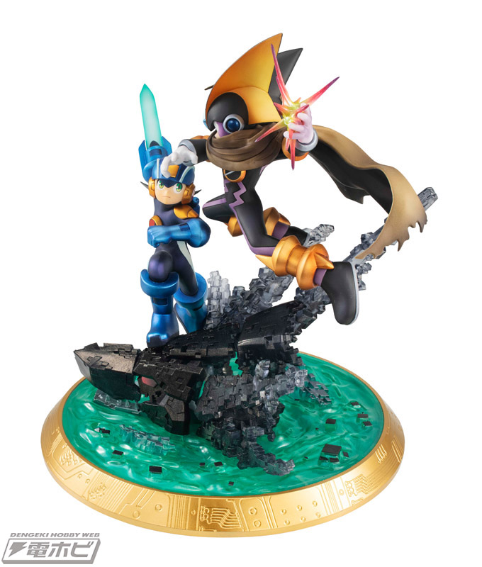 ロックマン エグゼ』ロックマン＆フォルテの激闘シーンをイメージした