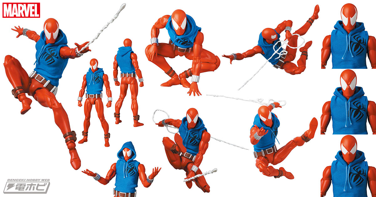 原作版「スカーレット・スパイダー」がアクションフィギュア「MAFEX