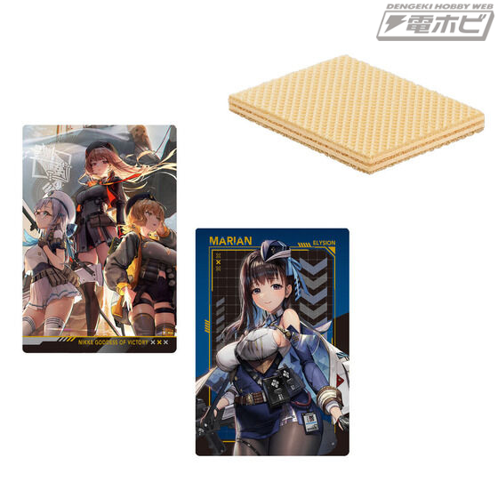 勝利の女神：NIKKE』魅力的なニケたちのメタリックプラカード付き