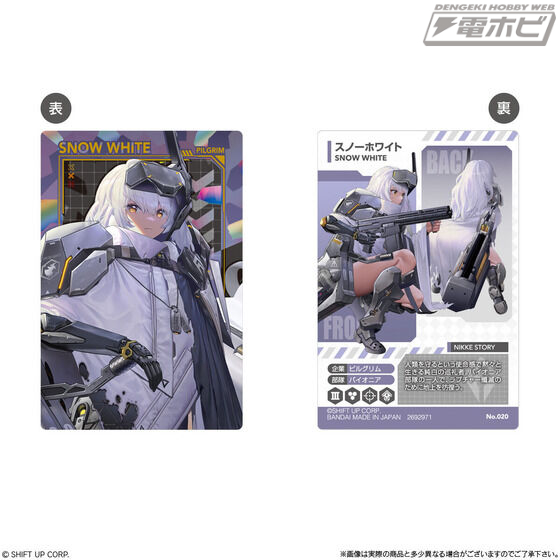 勝利の女神：NIKKE』魅力的なニケたちのメタリックプラカード付き