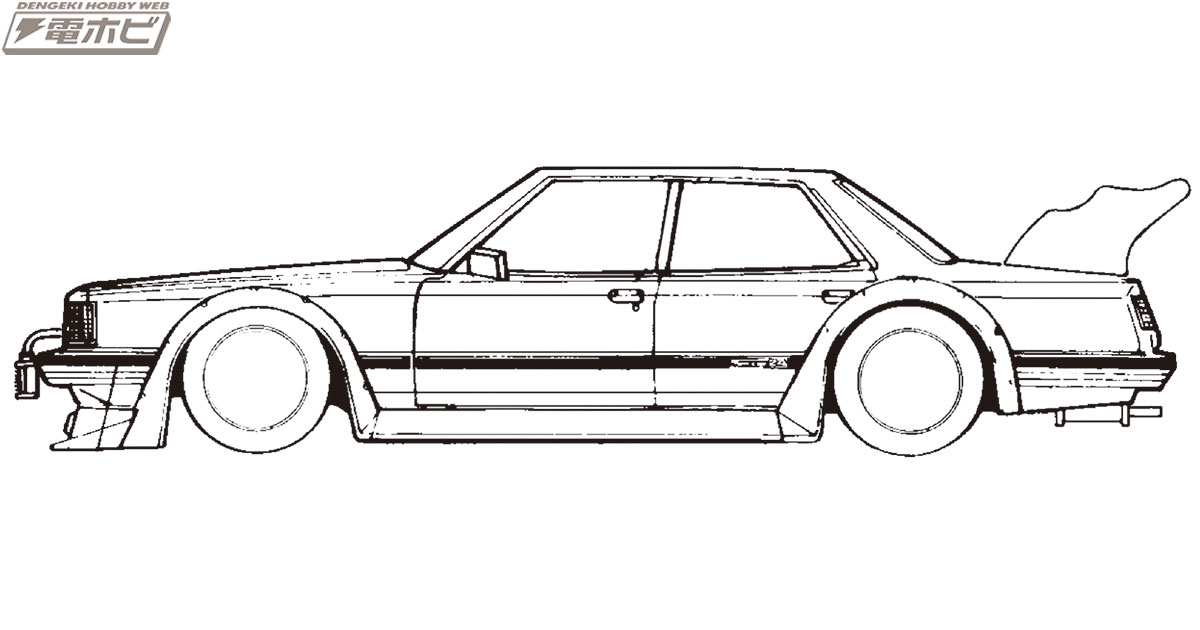 フジミ模型がおくる1/24スケールカーモデル「インチアップシリーズ」と
