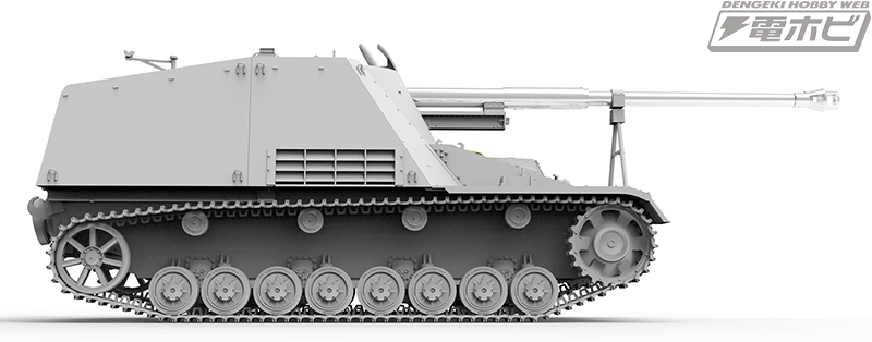 迫力の長砲身が大物を喰らう！ドイツ軍自走砲「Sd.Kfz.164 ナース
