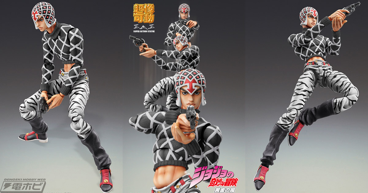 ジョジョの奇妙な冒険 第5部』グイード・ミスタ＆S・Pがアクション