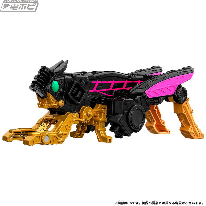 王様戦隊キングオージャー』豪華メッキ仕様のDX玩具「ゴッドホッパー