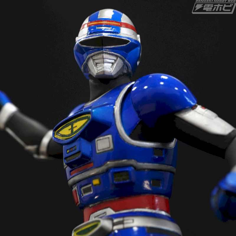 闇にきらめく青いイナズマ！『宇宙刑事シャイダー』の名作ソフビキット