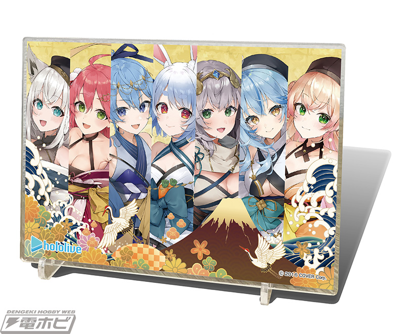 ホロライブ』郵便局オリジナルデザインのグッズが登場！七福神風の衣装