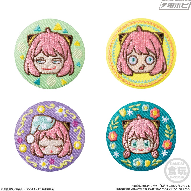 SPY×FAMILY』から、刺繍でデザインされたキャラクターたちがキュートな