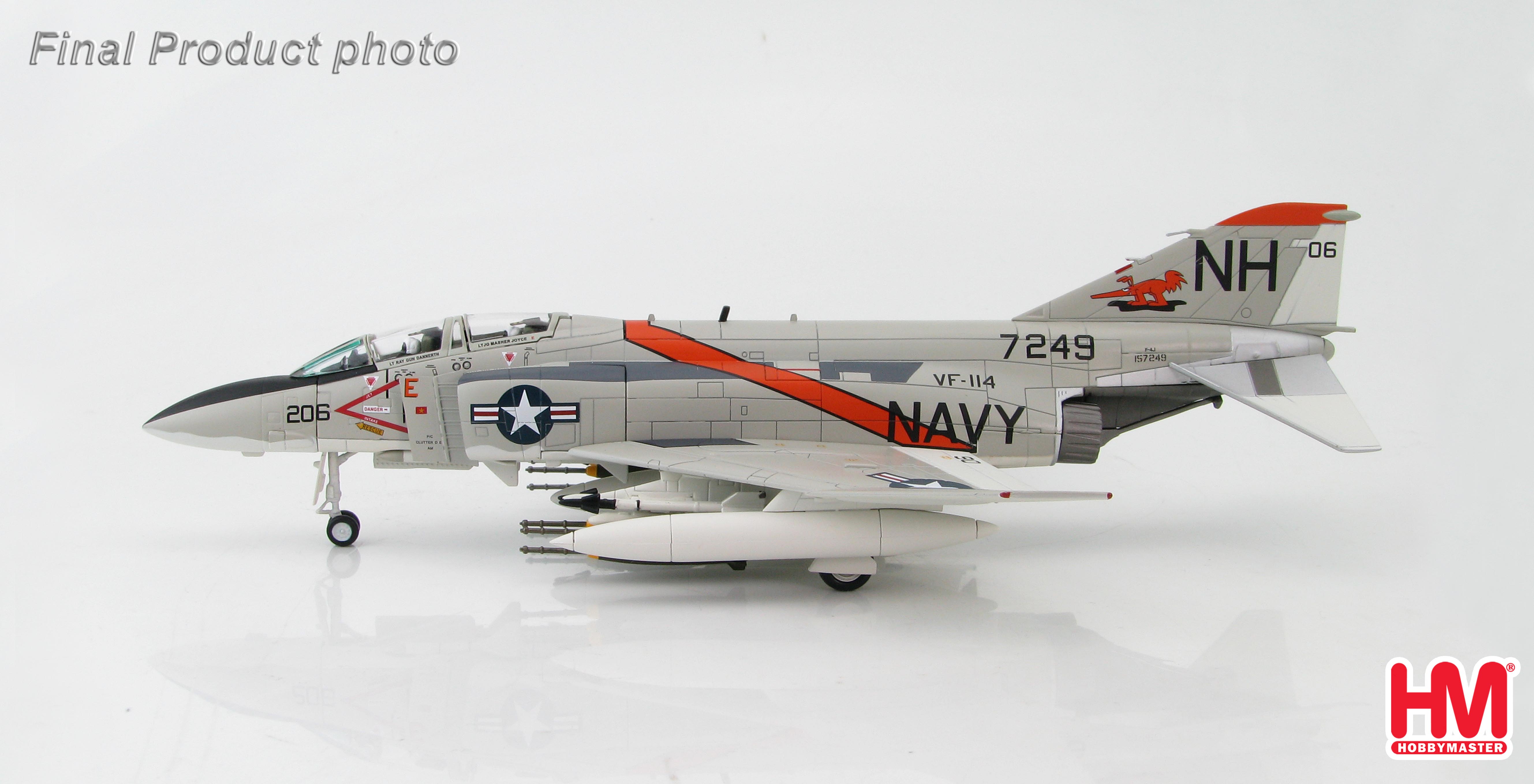McDonnell Douglas F-4J Phantom II BuNo. 157249/N VF-114, USS Kitty