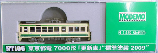 公式]鉄道模型(NT106東京都電 7000形「更新車」“標準塗装2009“)商品