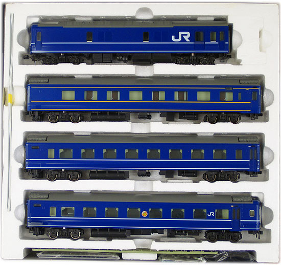 公式]鉄道模型(HO-072JR 24系24形 特急寝台客車 (あけぼの) 4両基本
