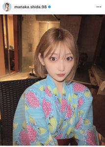 キャバ嬢に転身した元「欅坂46」志田愛佳、姉妹旅行で大絶賛の浴衣姿