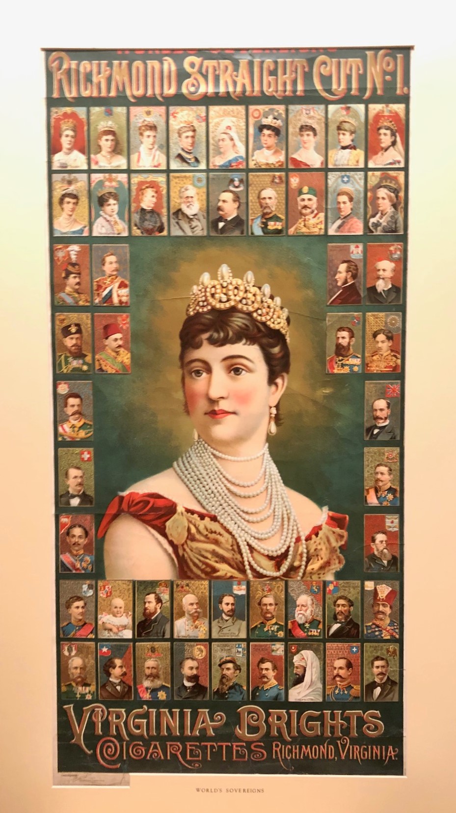 Allen & Ginter World's Sovereigns Banner 1889 | HockeyGods