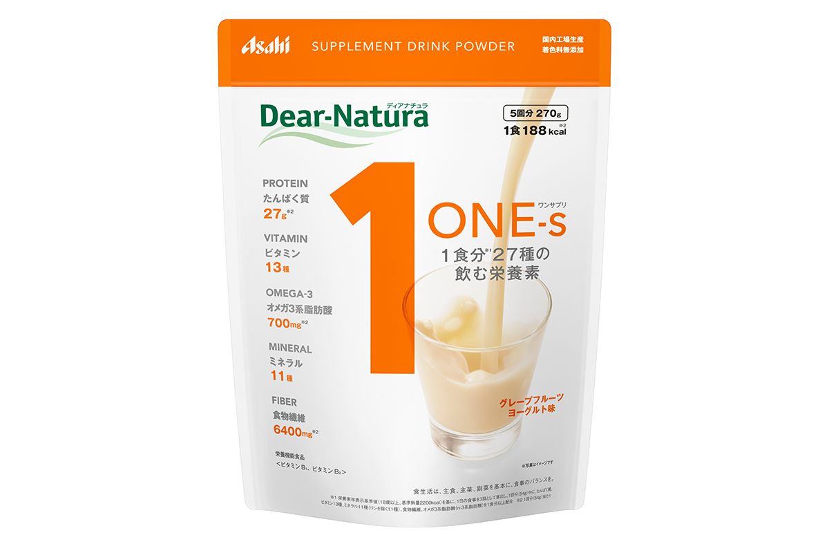 健康食品】アサヒグループ食品株式会社「ディアナチュラ ワンサプリ