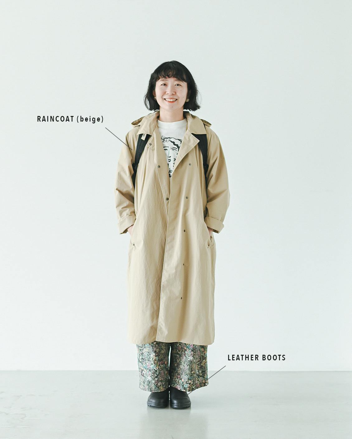 雨の日をかろやかに】いつもと変わらない自分でおしゃれを。オリジナル