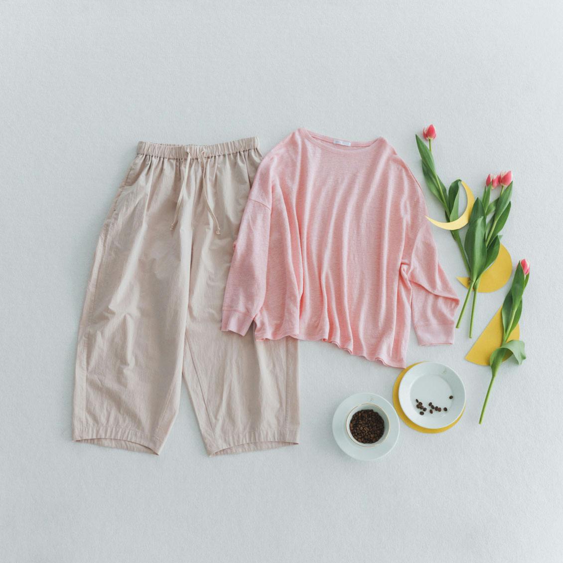 着用レビュー】髙橋美賀さんとつくったピンクのトップスとパンツを、6