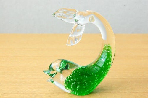 スウェーデンで見つけたガラスのオブジェ（魚） - 北欧、暮らしの道具店