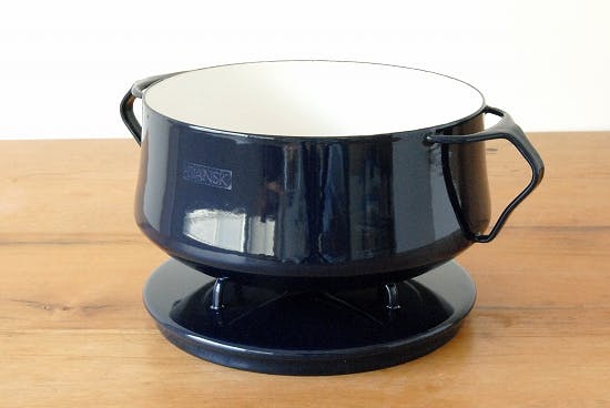 廃盤】DANSK/ダンスク/コベンスタイル2/両手鍋 18cm（ネイビー