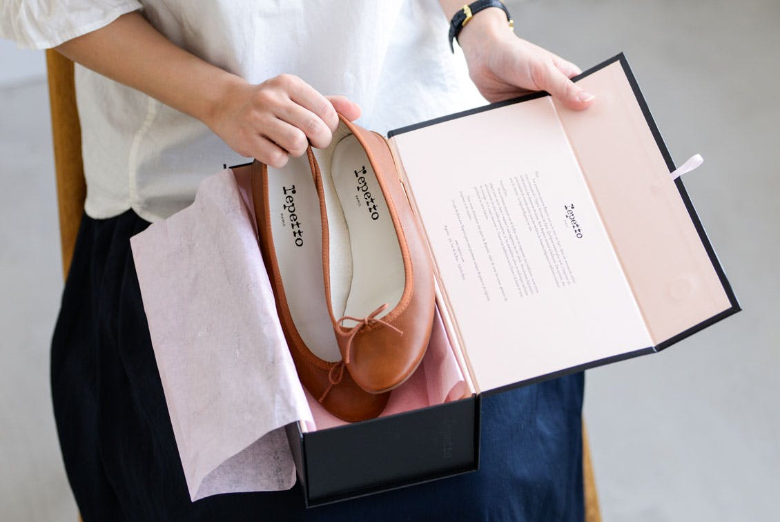 取扱終了】repetto／レペット／バレエシューズ／ブラウン（サイズ37