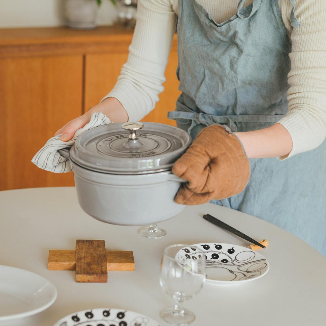 STAUB ストウブ鍋 22cm ピコ・ココット ストウブ 鍋 22cm ラウンド