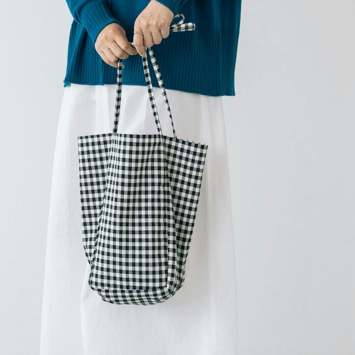 当店別注】MORMYRUS / モルミルス / チェック柄トートバッグ（全6種類