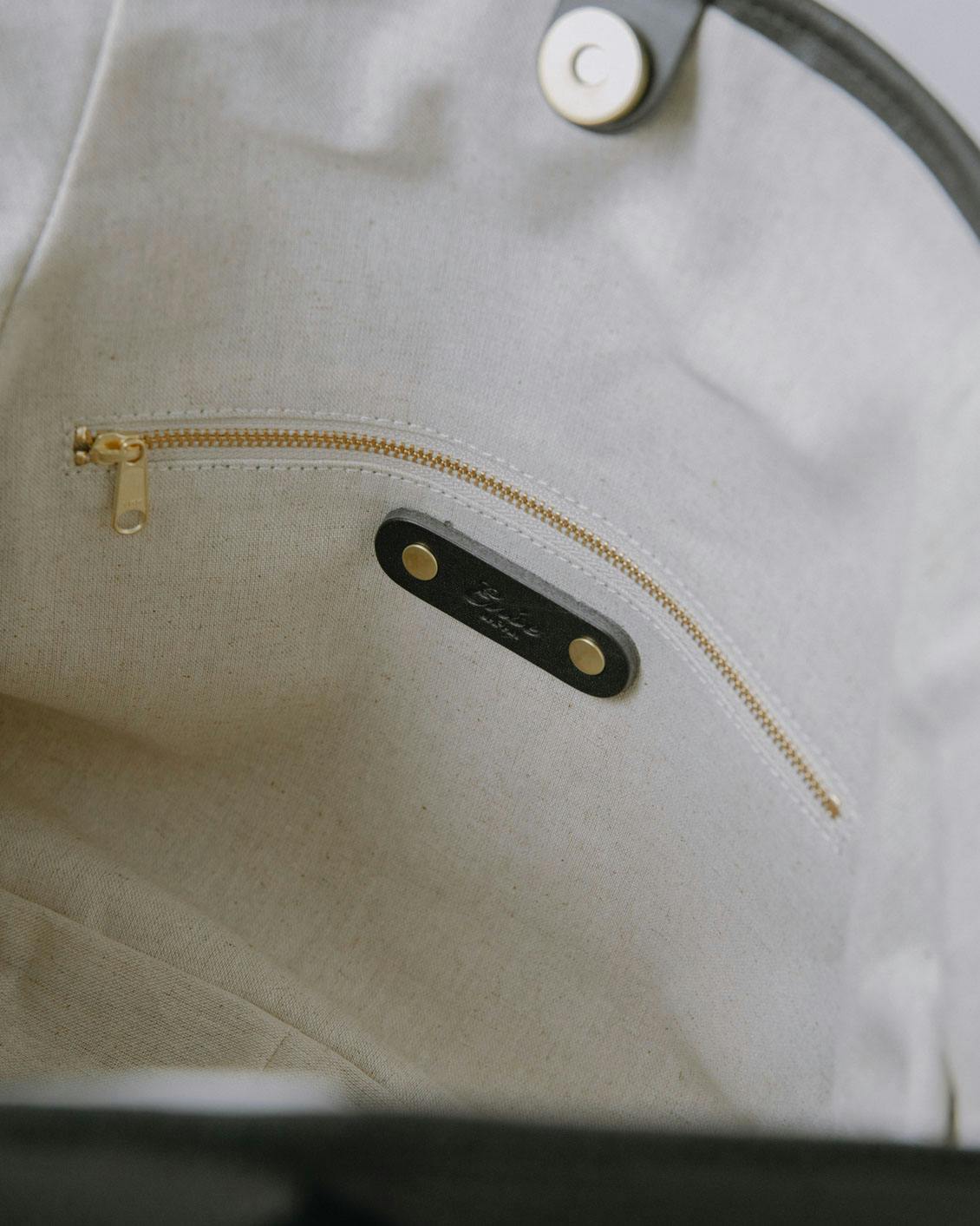 Ense / アンサ / レザートートバッグ（ブラック） - 北欧、暮らしの道具店