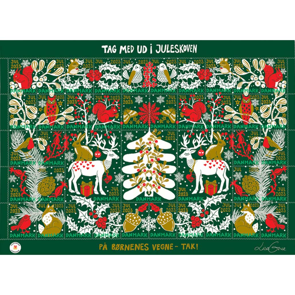 Danish Christmas Seals デンマーク クリスマス シール ( 2023年 / 1