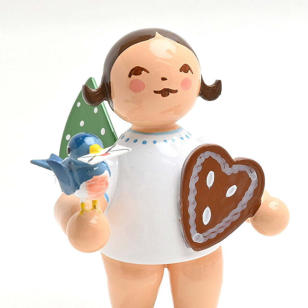 Wendt & Kuhn ヴェント & キューン木製人形 手紙を受け取る天使｜北欧雑貨