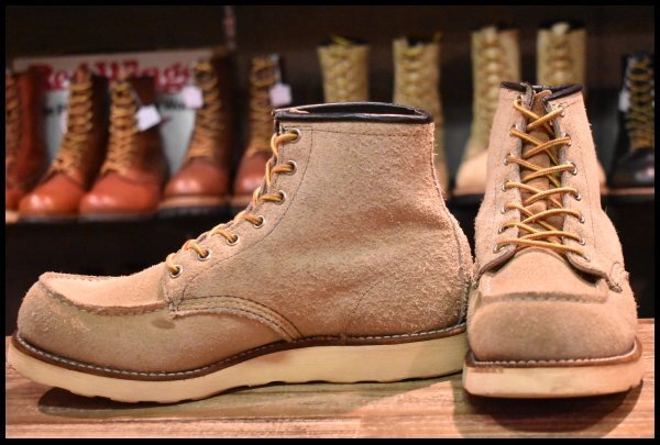 9.5E 良品 犬タグ】レッドウィング 8173 スエード アイリッシュ