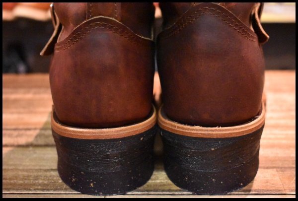 8.5E 箱付 未使用 黒タグ】Chippewa チペワ エンジニア 1901M05 タン