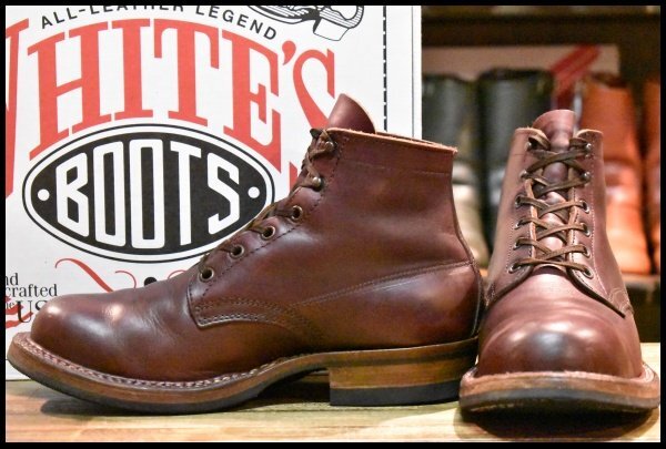 7.5E 箱付 良品】WHITE'S ホワイツ セミドレス 2332-W #8 バーガンディ