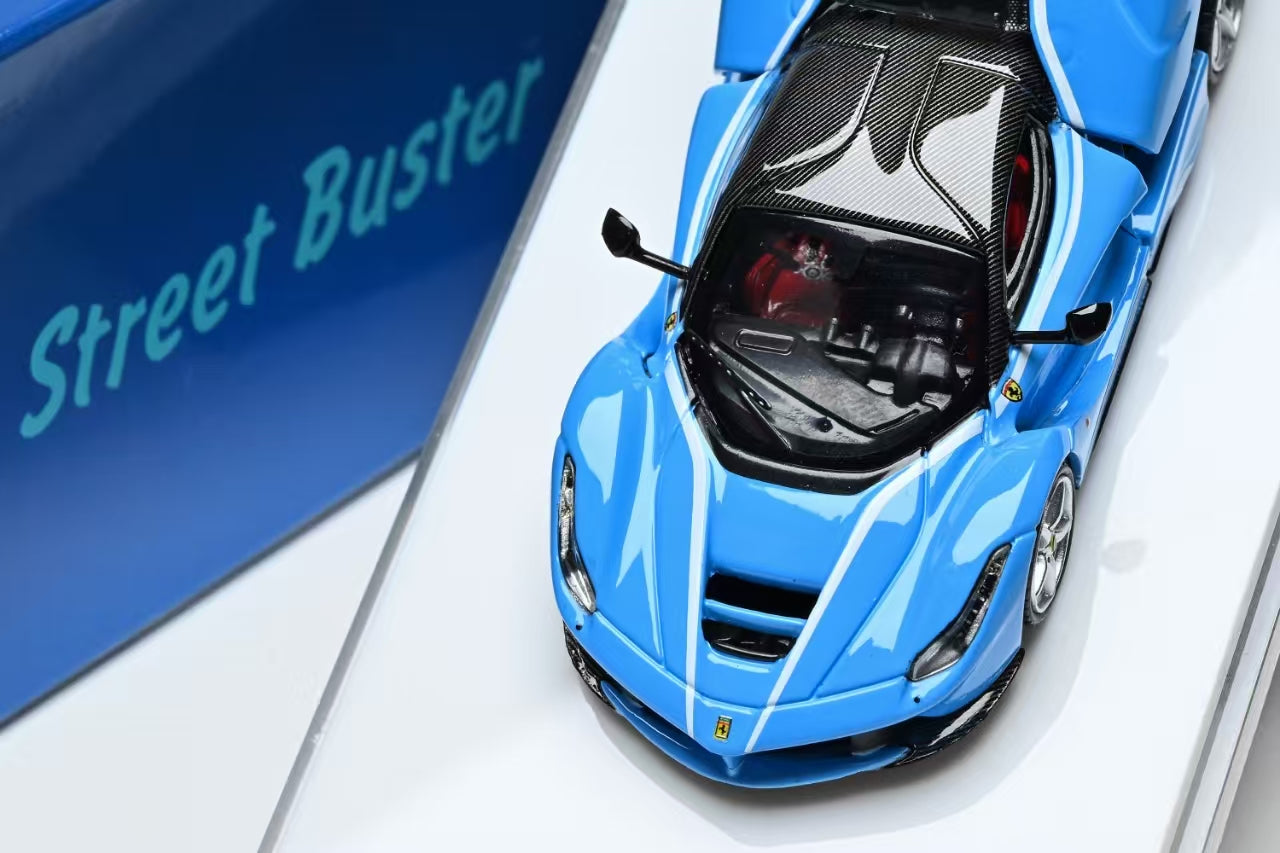 Preorder] Street Buster 1:64 Ferrari F150 Aperta Baby Blue