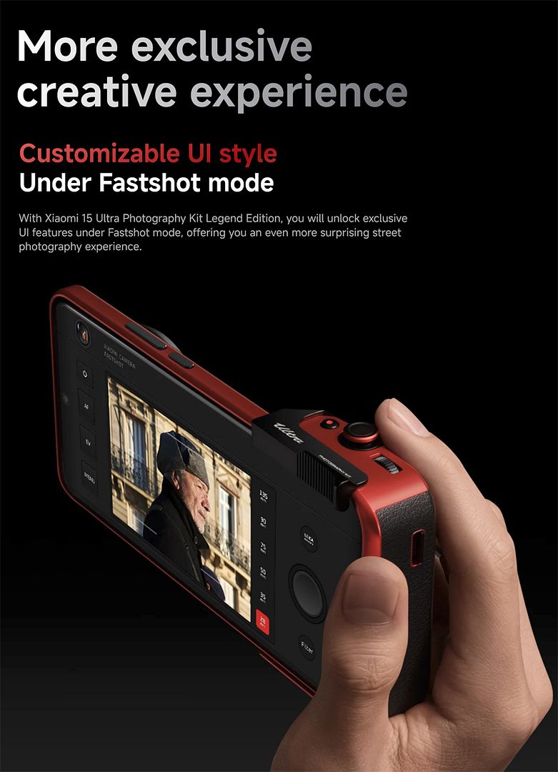 Original Xiaomi 15 Ultra Professional Photography Kit Wireless