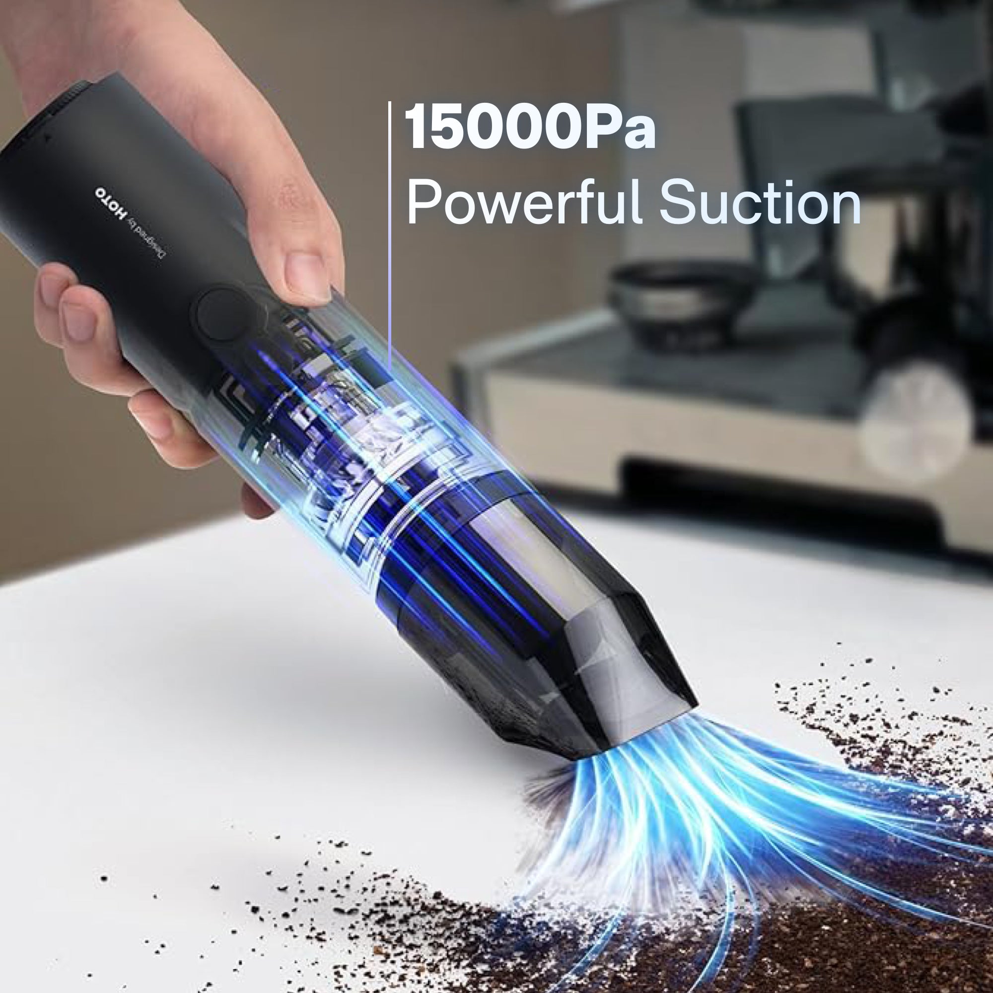 HOTO Cordless Electric Air Duster & Vacuum