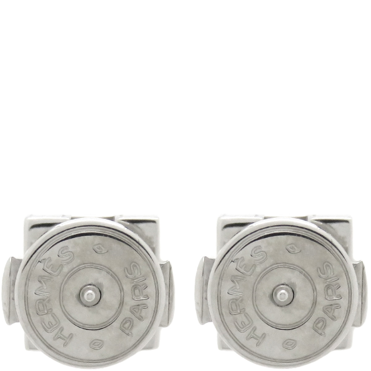 エルメス HERMES カージュ ド アッシュ Hキューブ ホワイト×シルバー