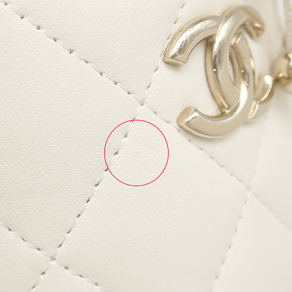 シャネル CHANEL マトラッセ ミニバケット チェーンショルダー