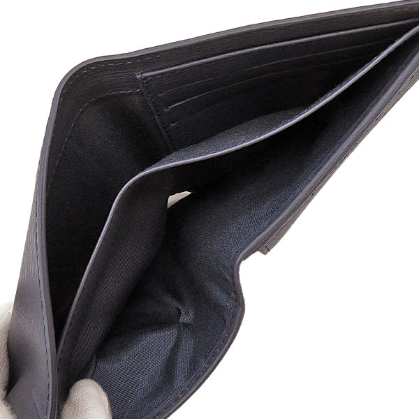 バリー BALLY クロッシング 6304558 ネイビー レザー 二つ折り財布