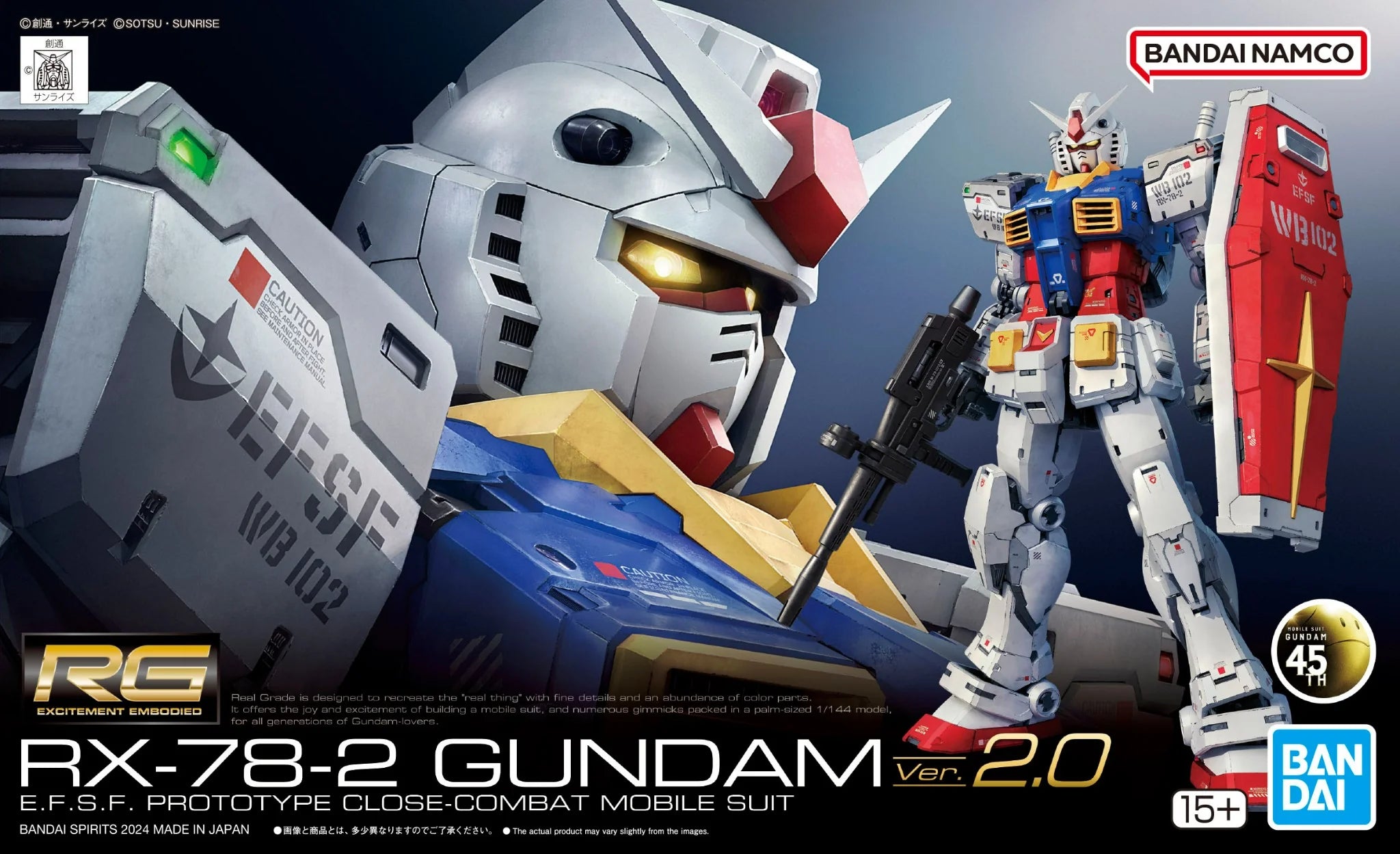 Bandai 1/144 RG #40 RX-78-2 GUNDAM Ver.2.0 5067155' – Burbank's
