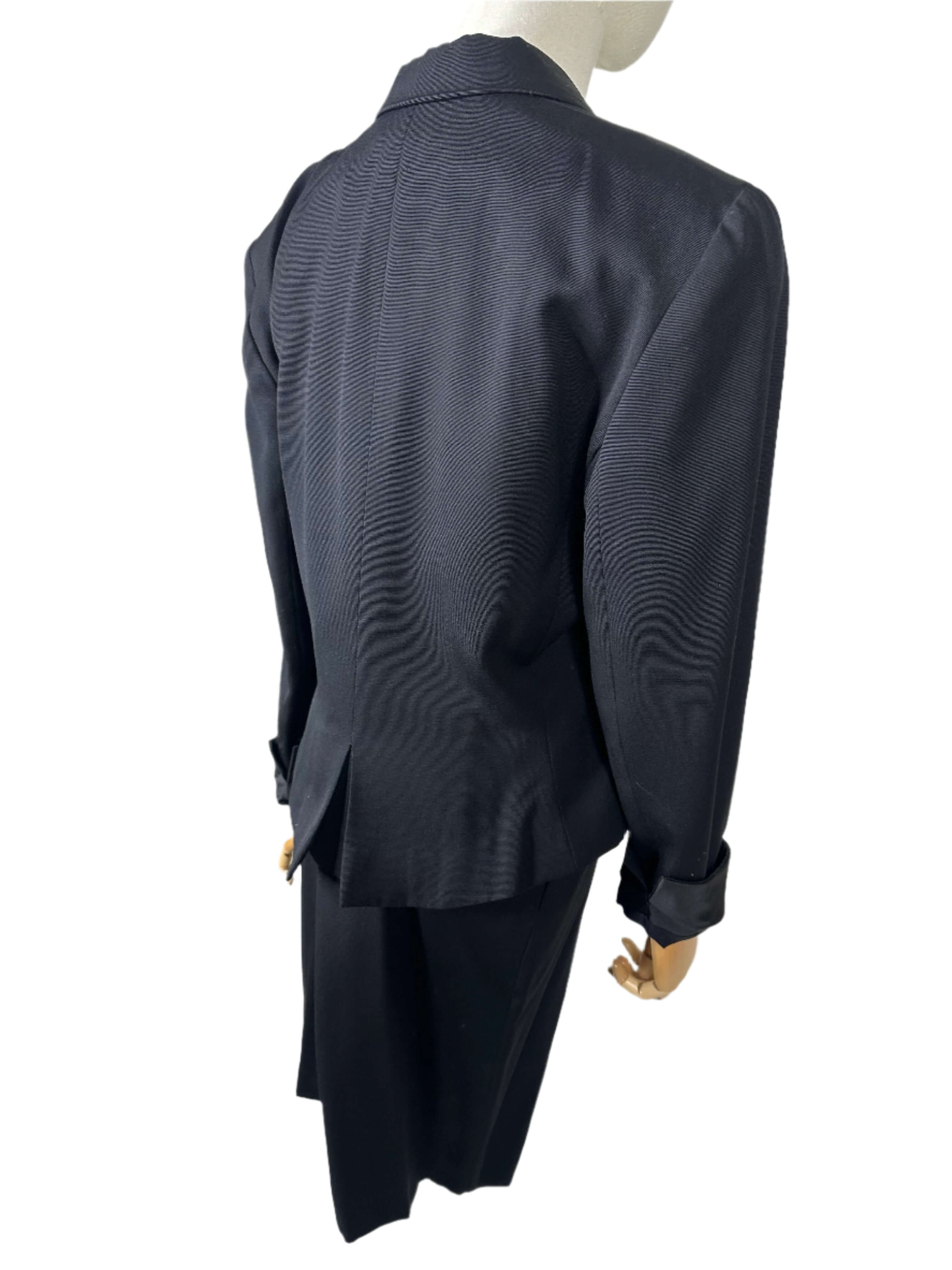 Christian Dior, Black Jacket & Skirt Suit Set 1980s – dba House of