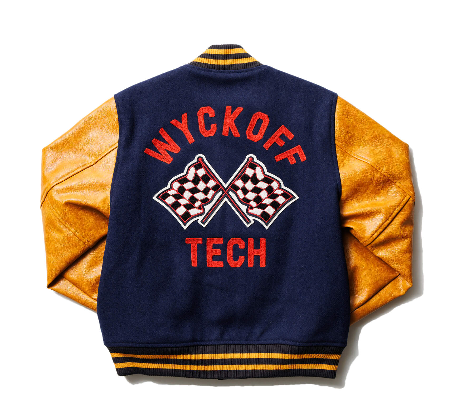 MELTON AWARD JACKET (FLAG) ｜ HOUSTON-BOOK