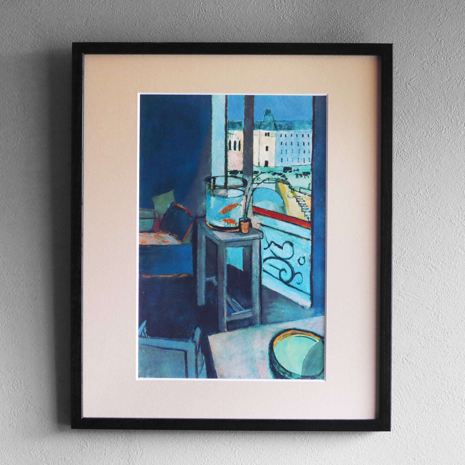 アンリ・マティス 「金魚鉢のある室内」アートポスター｜モダン