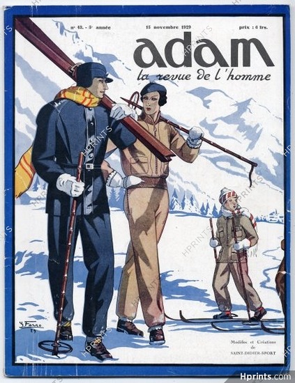 Adam, Men's Fashion Magazines — Vintage fashion magazines