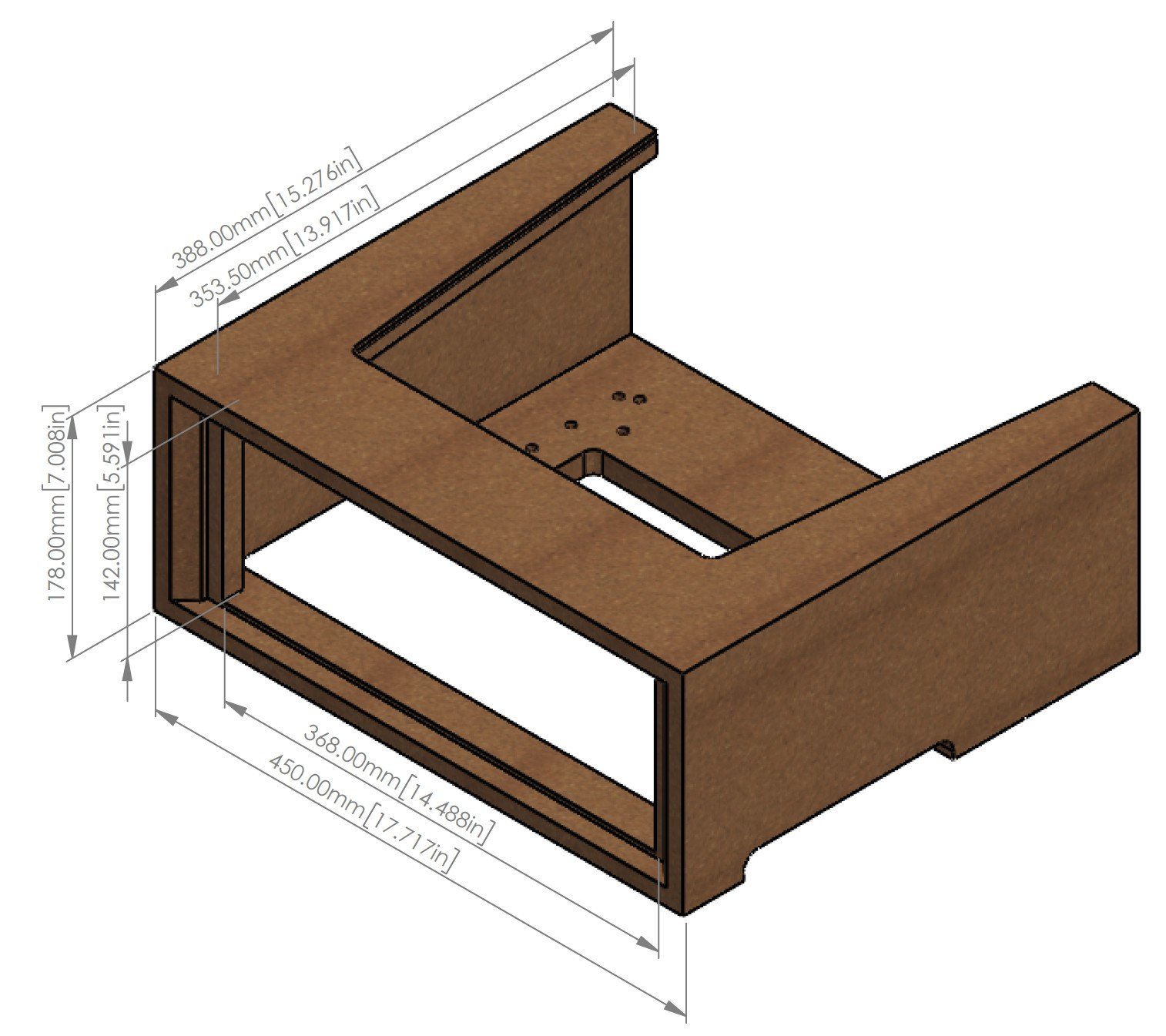 Marantz WC-02 Walnut Wood Case – Perfect Fit 7 , 7T, 15, 16, 32