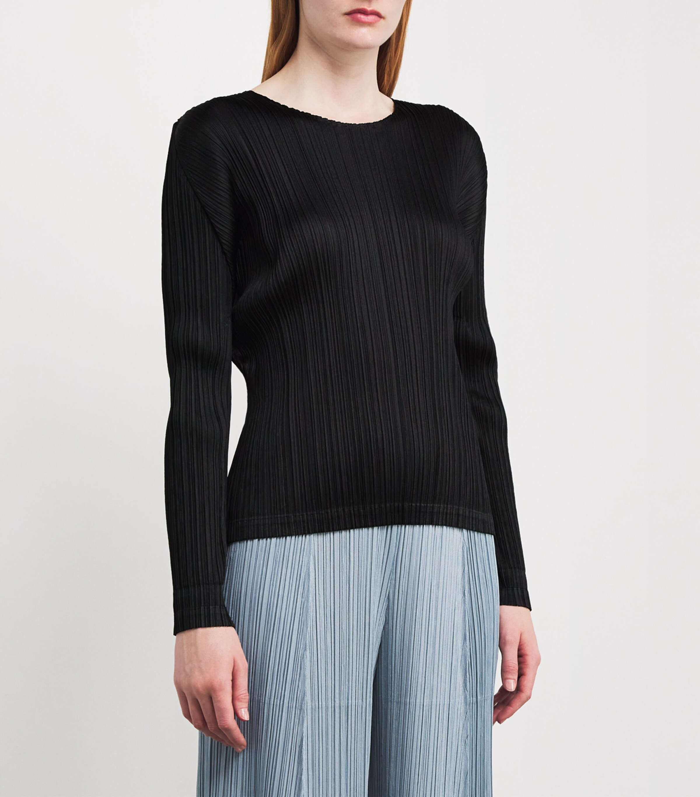 Pleats Please Issey Miyake Black Monthly Colors January T-Shirt