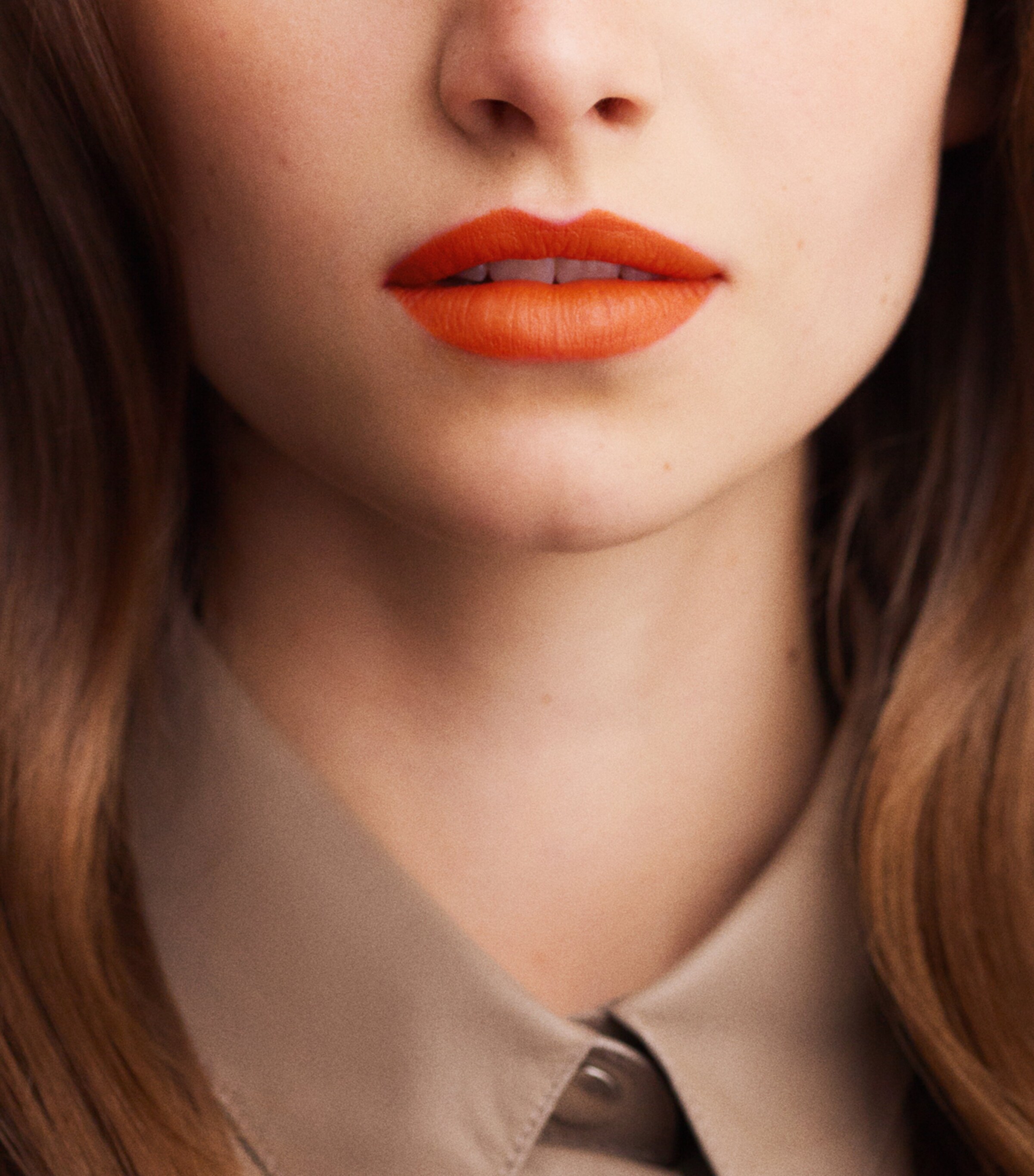 HERMÈS Rouge Hermès Matte Lipstick - 33 Orange Boîte | Harrods UK