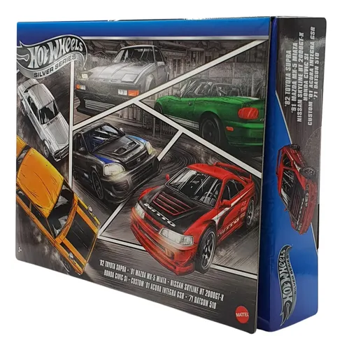 Box Kit Japanese Car Culture Pack Jdm 2025 Hot Wheels 1/64 Azul