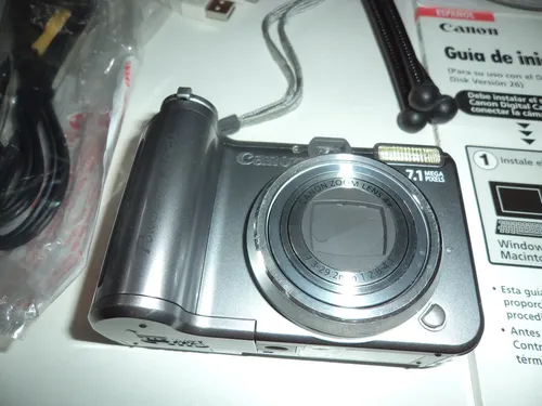 Câmera Digital Canon Powershot A620-semi Novo-na Caixa Prateado