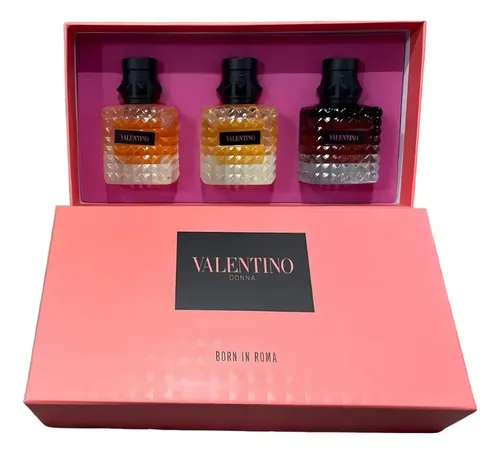 Valentino Donna Born In Romma Set 3x30ml Edp Mujer 3pz | MercadoLibre